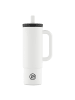 24Bottles Straw Trinkbecher 800 ml in white