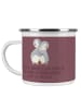 Mr. & Mrs. Panda Emaille Tasse 7. Hochzeitstag Kupferhochzeit mi... in Kaffa Coffee