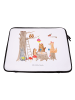 Mr. & Mrs. Panda Notebook Tasche Waldtiere Picknick ohne Spruch in Weiß