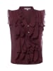 Marie Lund Blusentop in aubergine