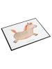 Mr. & Mrs. Panda schreibtischunterlage Pferd Springen ohne Spruch in Weiß