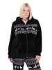 Ulla Popken Loungewear Oberteil in schwarz