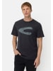 Camel Active T-Shirt mit Logoprint aus organic Cotton in Navyblau