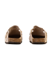 Divine Factory Leder-Pantoletten Noga Boreal Edge Beige
