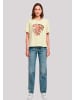 F4NT4STIC Tee Groovy Weihnachten Flash Cozy Vibes in softyellow