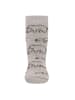 ewers 2er-Set Stoppersocken ABS 2er Pack Waldtiere in hell nougat-dunkel beige mel.