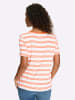 Heine Shirt in orange-ecru-gestreift