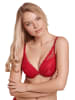 Lisca 2er Pack Push up BH in red-white
