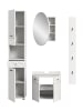 ebuy24 Badmöbelset Prisma (4-teilig) Weiß 91 x 37 cm