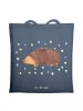 Mr. & Mrs. Panda Shopping Tasche Igel Herzen ohne Spruch in Indigo Blue