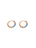 IZIA Women Chain Bracelet in Rose Gold Turquoise