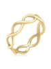 Elli Ring 375 Gelbgold Infinity, Knoten, Twisted in Gold