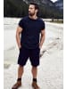 JP1880 Kurzarm T-Shirt in dunkel marine