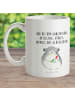 Mr. & Mrs. Panda Kindertasse Chinchilla Blume mit Spruch in Weiß