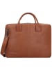 Plevier Gherkin Gherkin Aktentasche Leder 40 cm Laptopfach in cognac