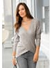 LASCANA Strickpullover in beige-meliert