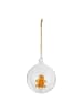 Butlers Butlers Glaskugel HANG ON Lebkuchenmann in Transparent