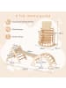 COSTWAY 4 in 1 Kletterdreieck in Beige