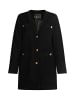 faina Damen Bouclé Blazer in Schwarz