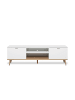 CALICOSY TV-Möbel COPENHAGUE in Weiß - (W) 160  x (H) 50  x (L) 40  cm