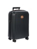 BRIC`s Taormina - 4-Rollen-Kabinentrolley S 55 cm erw. USB (blau) in schwarz