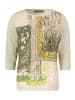 Betty Barclay Blusenshirt mit Aufdruck in Beige/Green