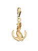 Nenalina Charm 925 Sterling Silber Anker in Gold