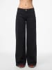 Pieces Wide Fit Jeans in Black Denim