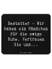 Mr. & Mrs. Panda Mousepad Spruch Bestatter Fürsorge mit Spruch in Schwarz