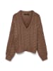 Vero Moda Strickpullover in Fossil
