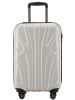 suitline Handgepäckkoffer 55x35x20 cm Carry-On 55cm Hartschale 34 L in matt Weiß