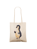 Mr. & Mrs. Panda Shopper Pinguin Marienkäfer ohne Spruch in Creme