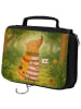 Mr. & Mrs. Panda Waschtasche Nachtfalter Fähnchen Design ohne Sp... in Weiß