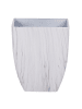 Beliani Outdoor Blumentopf MIRO in Weiß - (W) 28 x (H) 34 x (L) 28 cm