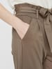 Vero Moda Paperbag Stoffhose mit Bindeband VMEVA in Braun-2