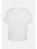 Salzhaut Rundhals T-Shirt für Damen in weiß