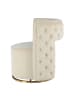 Kayoom Sessel Drehsessel Beverly in creme - gold