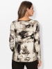 WITT WEIDEN Shirt in sand-schwarz-bedruckt