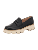 Paul Green Mokassin Slipper in Schwarz
