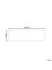 Beliani Deckenleuchten MAGNO in Weiß - (W) 60 x (H) 15 x (L) 60 cm