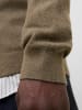 Jack & Jones Gestricktes Polo in Stone Gray