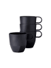 Mepal 4er Set Henkelbecher Silueta in 300 ml in Nordic Black