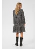 Kaffe Kleid KAriani Loose fit in Black/Turtledove Graphic Dot
