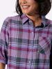 WITT WEIDEN Flanell-Bluse in orchidee-lavendel-kariert