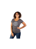 Life-Tree Rundhals T-Shirt für Damen in anthrazit