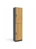 VCM  Mehrzweckschrank Büro Wohnzimmer Dilos 183 x 38 cm in Anthrazit / Honig-Eiche