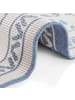 NORTHRUGS In- & Outdoor Wendeteppich Leyte Blau Creme