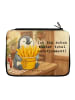 Mr. & Mrs. Panda Etui Pinguin Pommes Eimer Design mit Spruch in Weiß