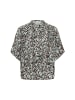 Soaked in Luxury Bluse kurzarm SLArjana Lockere Passform in Cappuccino Stroke
