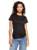 Cotton Prime® 2 Stück Damen T-Shirt O-Neck - Tee in schwarz
